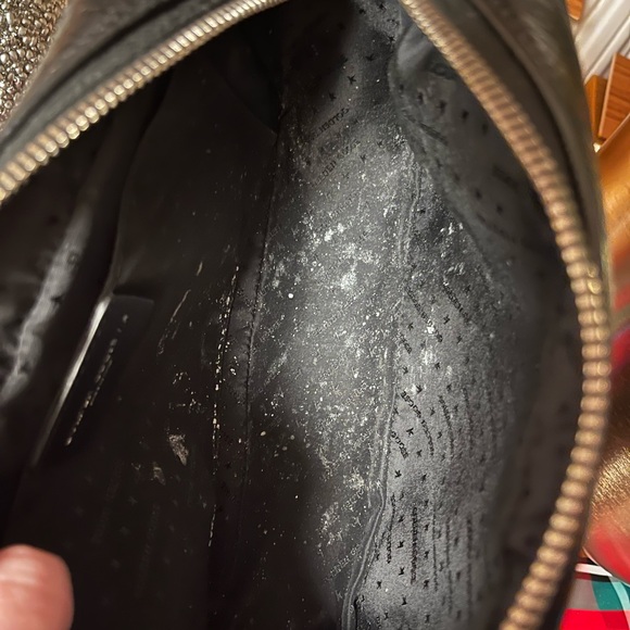 Golden Goose Women's Star Bag in glossy black leather with tone-on-tone star - Picture 11 of 16